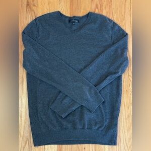 Marc Anthony Charcoal V-Neck Sweater